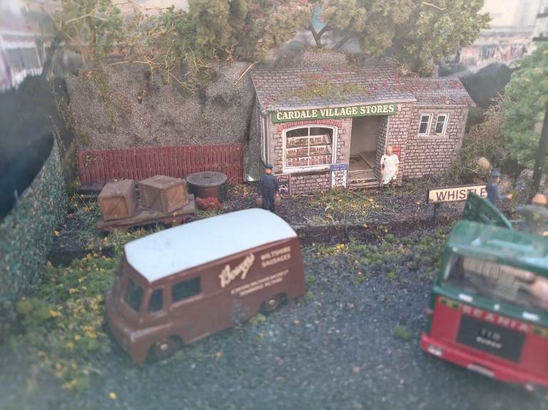 Model railway diorama WORKING LOCO