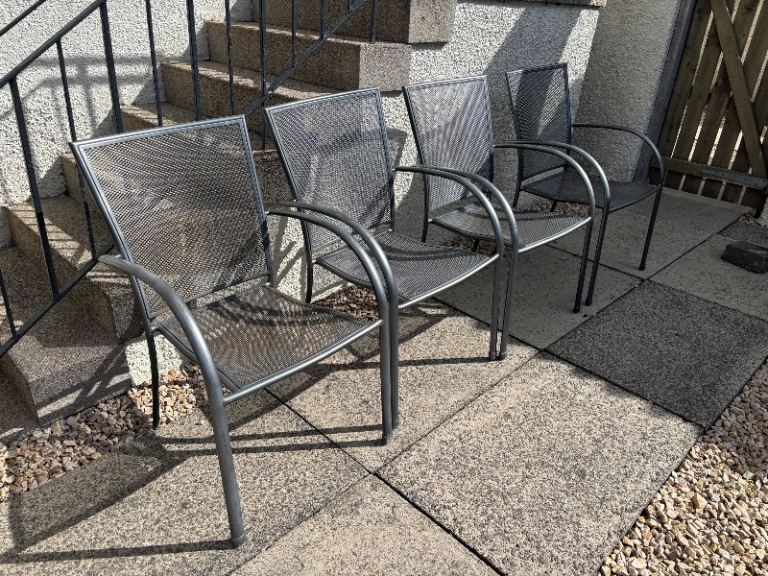 Garden Chairs Metal (Costco) - Set of 4