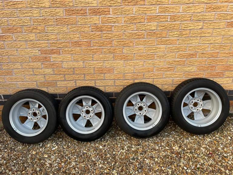 Genuine BMW MINI 15 inch alloy wheels with Michelin tyres