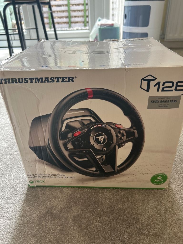 Thrustmaster T128 Racing Wheel for Xbox and PC - Brand New