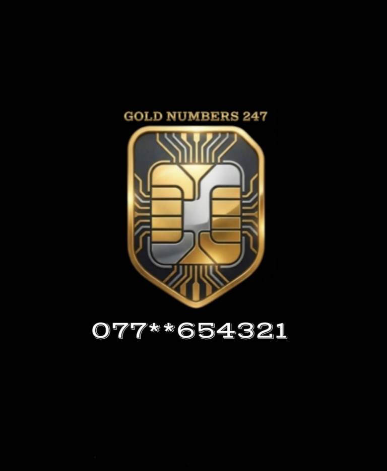 GOLD VIP EXCLUSIVE PLATINUM DIAMOND EASY MOBILE NUMBERS 654321