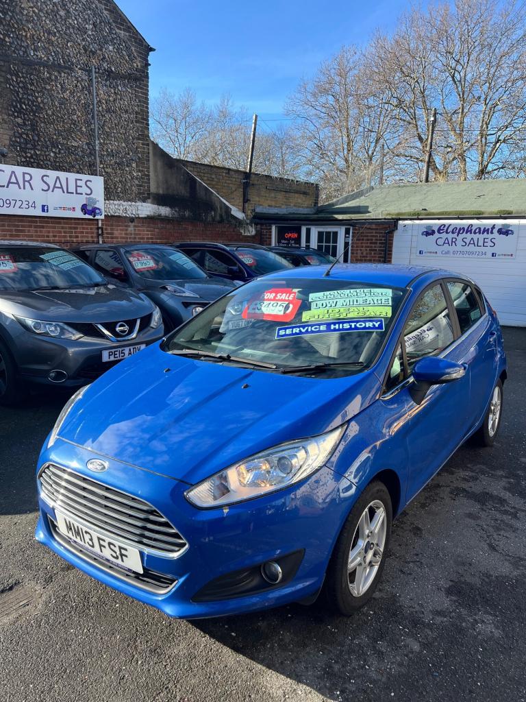 2013 Ford Fiesta 1.0 Zetec 5dr HATCHBACK Petrol Manual