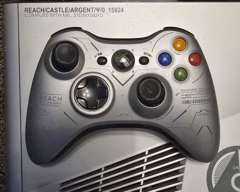 image for Halo reach console and controller - Parts Only 