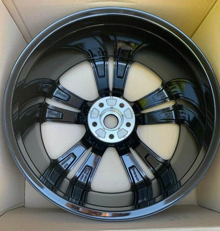 VAUXHALL INSIGNIA 1X 20'' GENUINE BLACK DIAMOND CUT REFURBISHED ALLOY WHEEL S666DCB