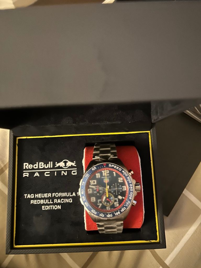 Tag heur red bull racing official watch brand new