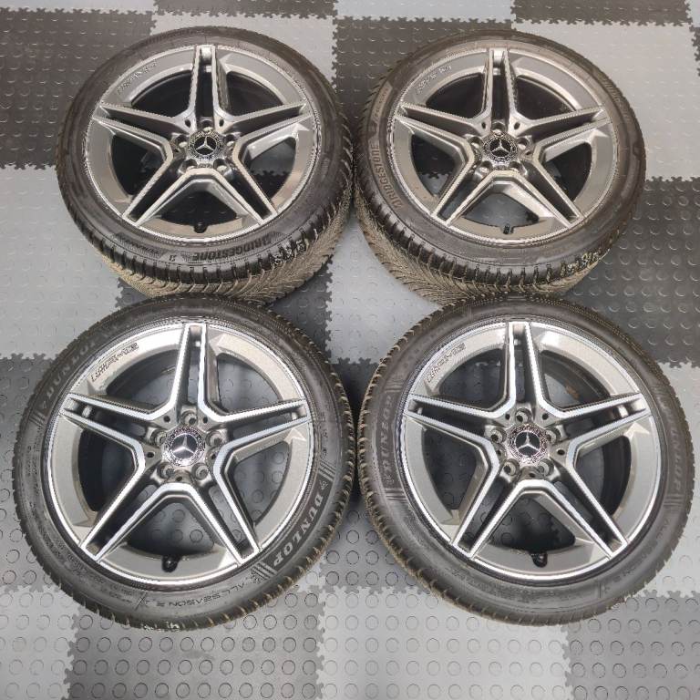 Genuine Mercedes C Class AMG 18" Alloy Wheels W205 W204 E W212 All seasom