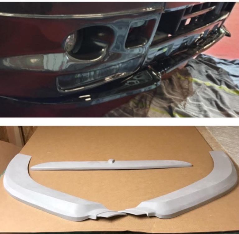 Transit bumper splitter spoiler 