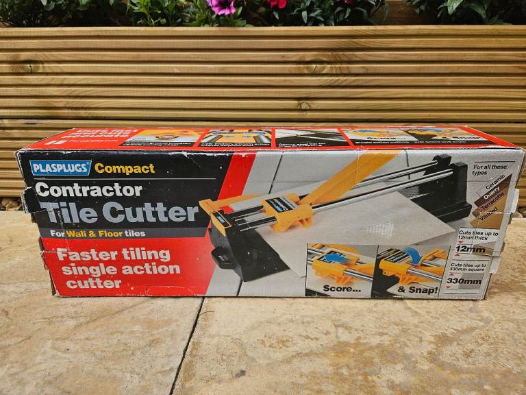 Plasplugs Compact Contractor Tile Cutter 330mm