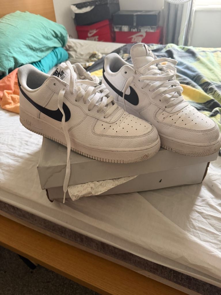 Nike Air Force 1 Trainers – White, Good Condition