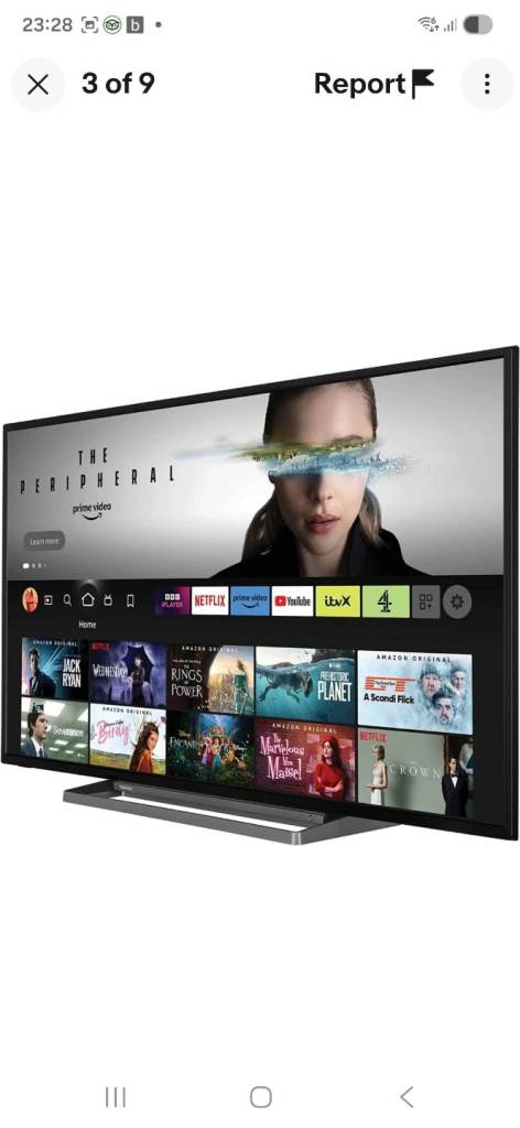 Toshiba 55UF3D53DB  smart tv 