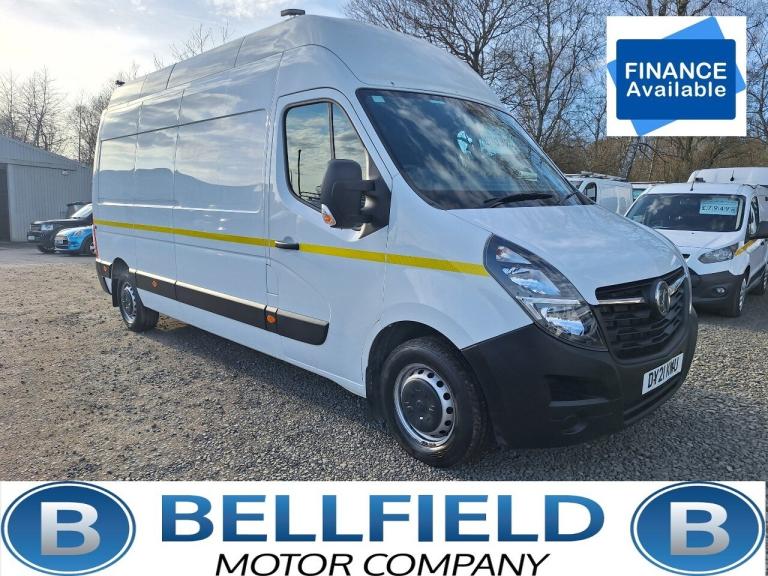 VAUXHALL MOVANO 2.3 CDTi 3500 BiTurbo Edition lwb high top White Manual Diesel 2