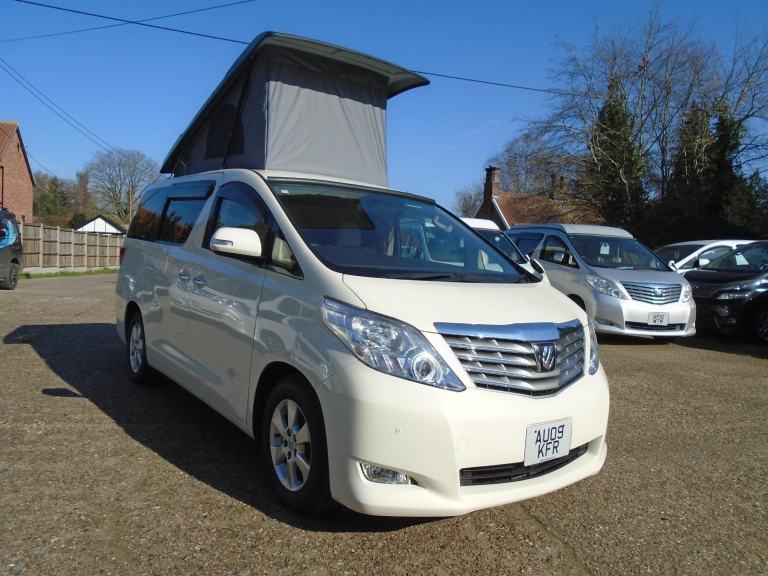 2009 TOYOTA ALPHARD CAMPER VAN,MOTORHOME~~OFF GRID SOLAR~~FRIDGE/FREEZER~ULEZ 