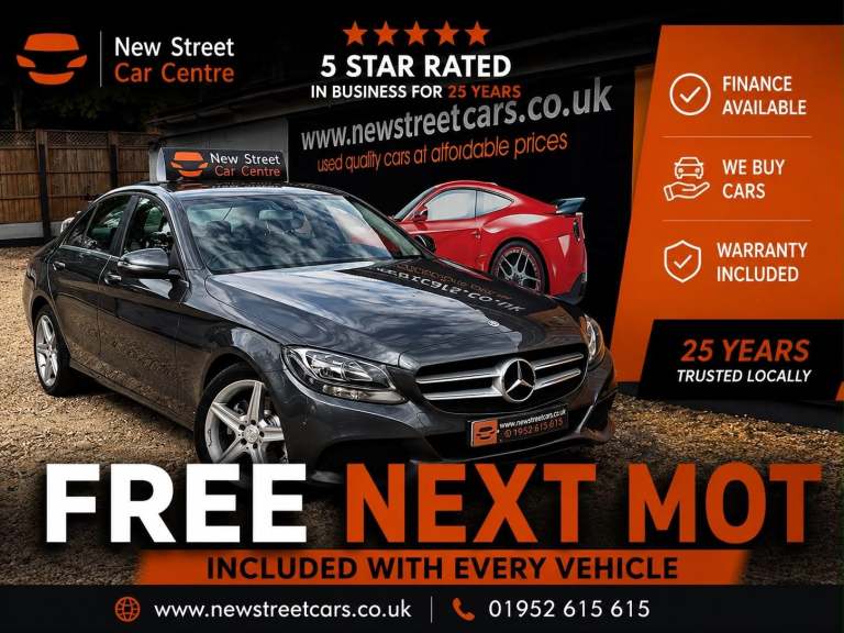 2016 Mercedes-Benz C Class 2.1 C220d SE 7G-Tronic+ Euro 6 (s/s) 4dr SALOON Diesel Automatic