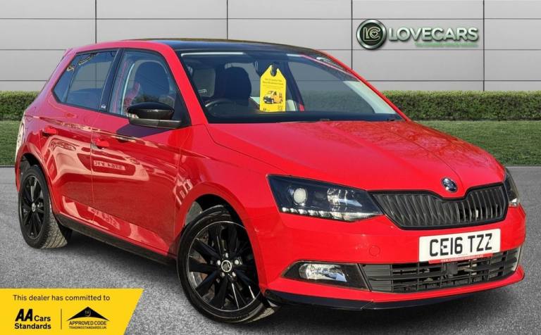 2016 Skoda Fabia 1.0 MPI Monte Carlo 5dr HATCHBACK PETROL Manual