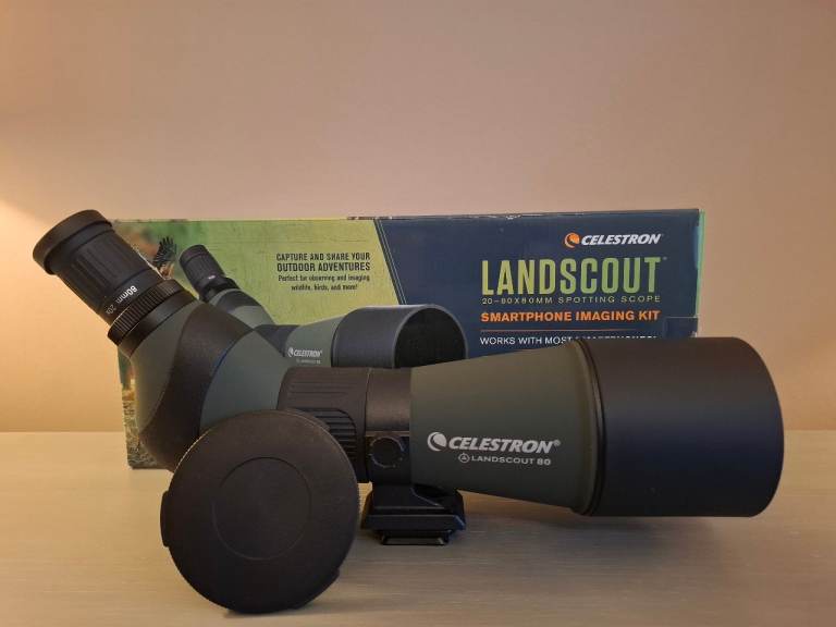 Celestron Landscout 20-60 x 80mm Spotting Scope with Smartphone Imaging Kit