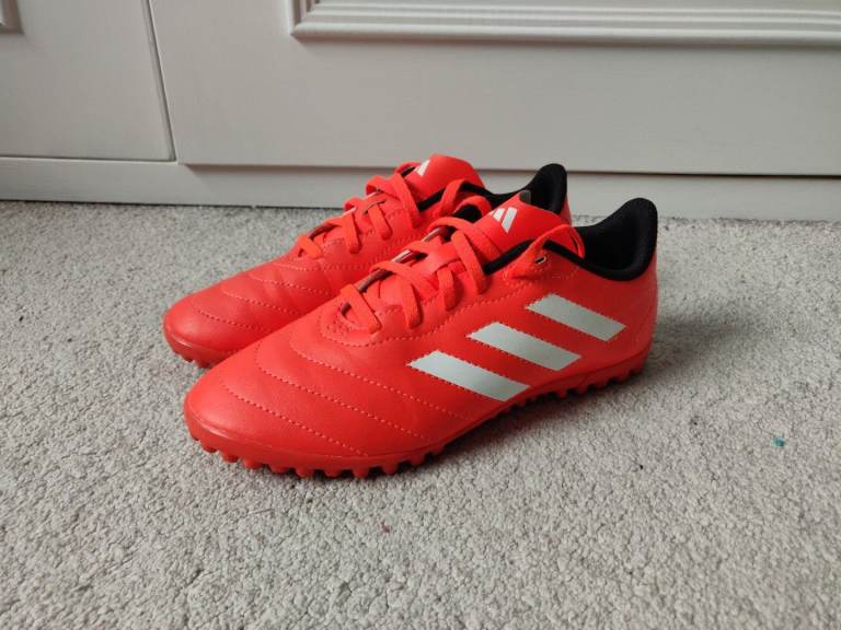 Adidas Goletto Junior Astro Turf Shoes - Size 4 Orange