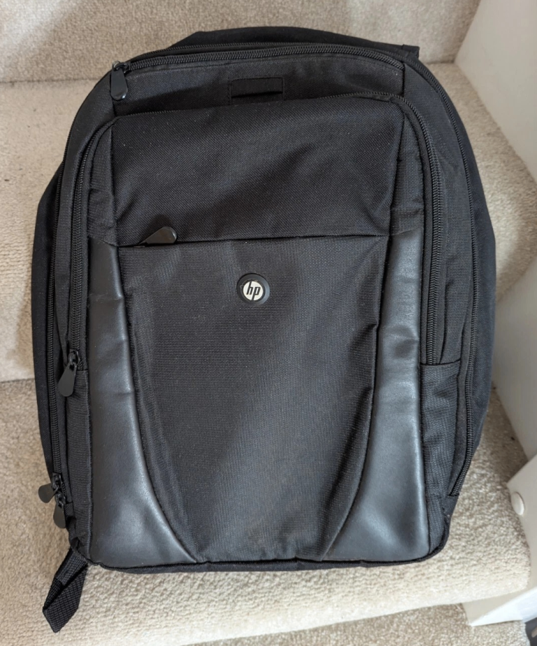 New - HP Black backpack for school or business RRP: £75.00