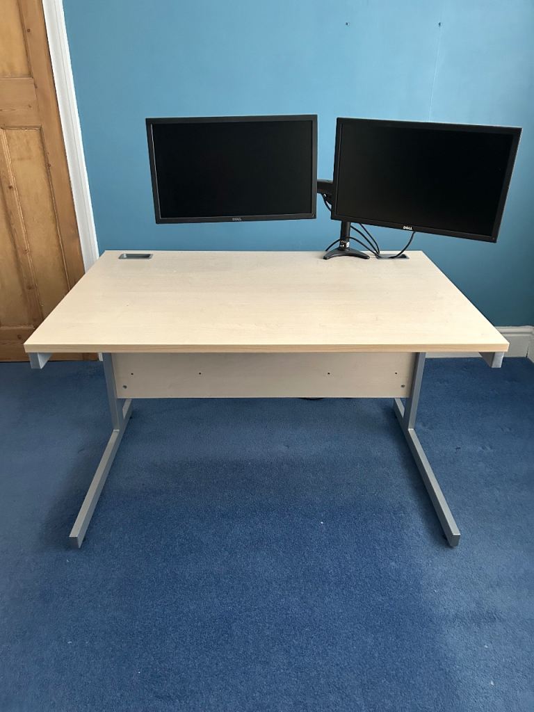 Computer Desk complete with screens