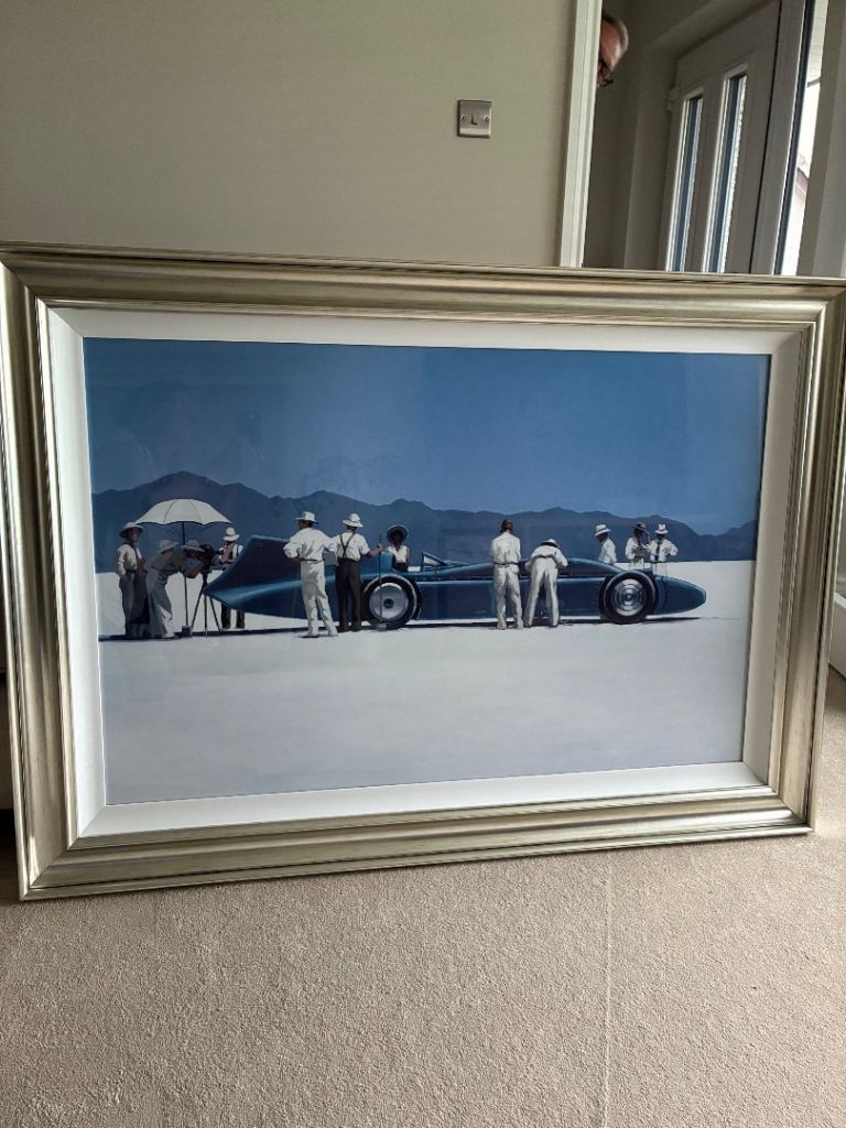 Jack Vettriano Bluebird at Bonneville print