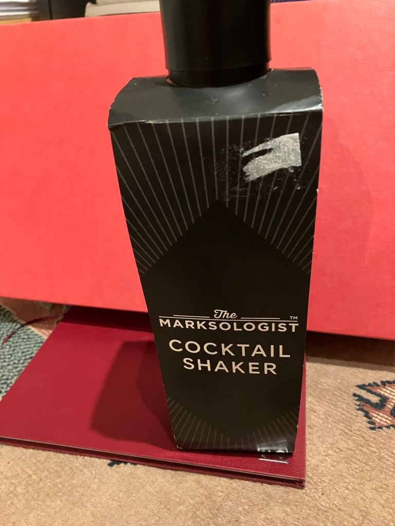M&S Black Cocktail Shaker Never Used