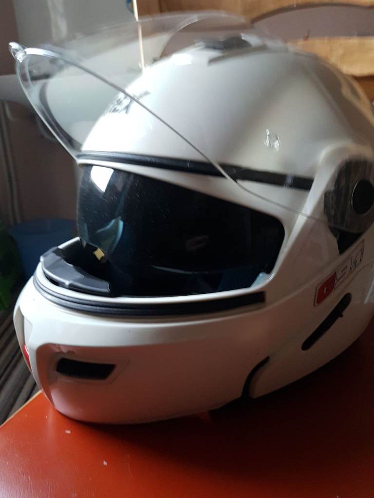 GREX G9.1 motorcycle helmet. Flip front white size S