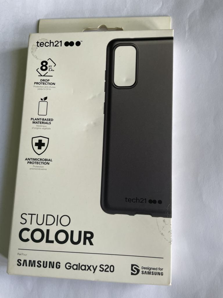 Tech21 Samsung Galaxy S20 Case Black Ultra Thin - Brand New