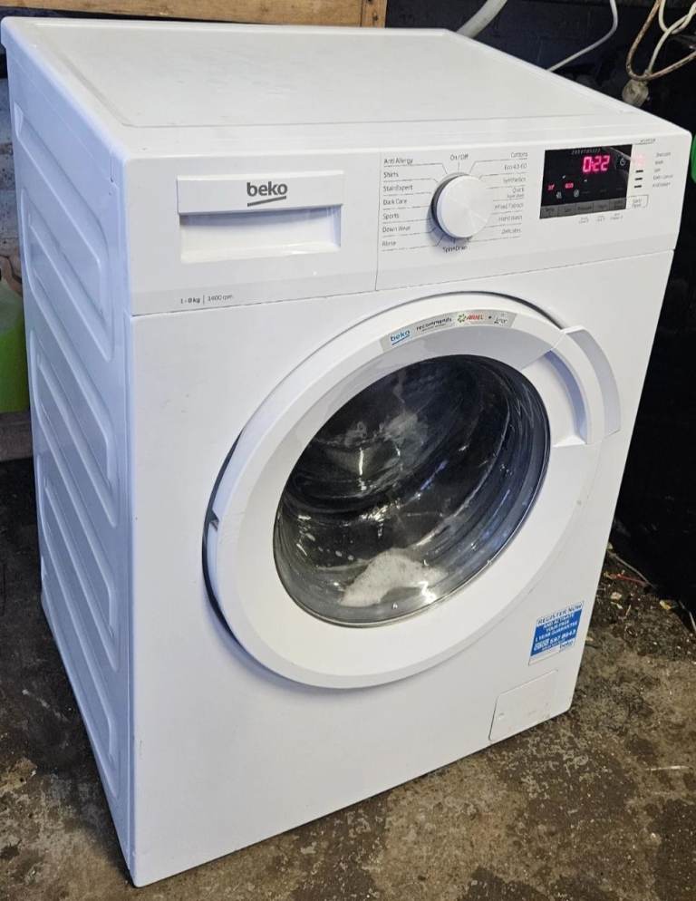 Beko WTL84151B 8KG 1400 Spin Washing Machine - White