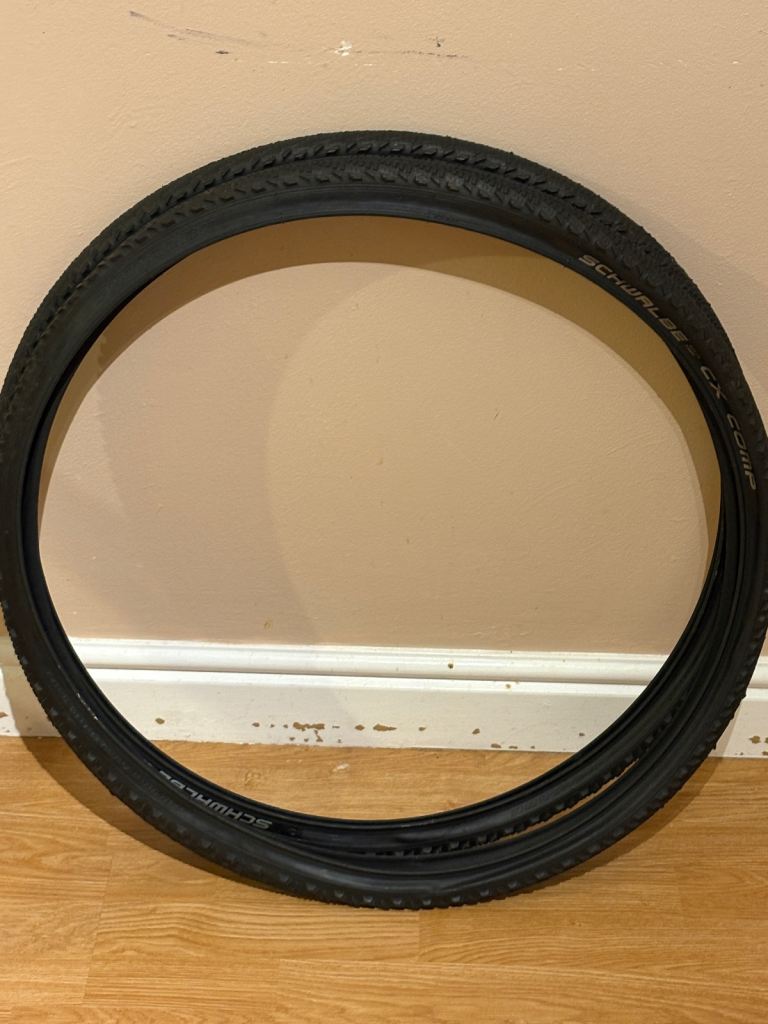 2 x Schwalbe CX Comp bicycle tyres 700 x 38