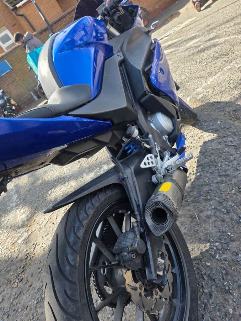 Yamaha r125 2014 gen 2 remote start arrow exhaust 