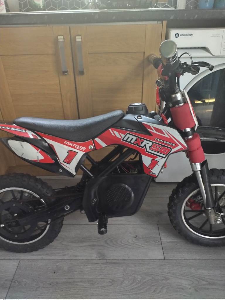 MRX 500 Kids Electric Dirt Bike – Red, Good Condition