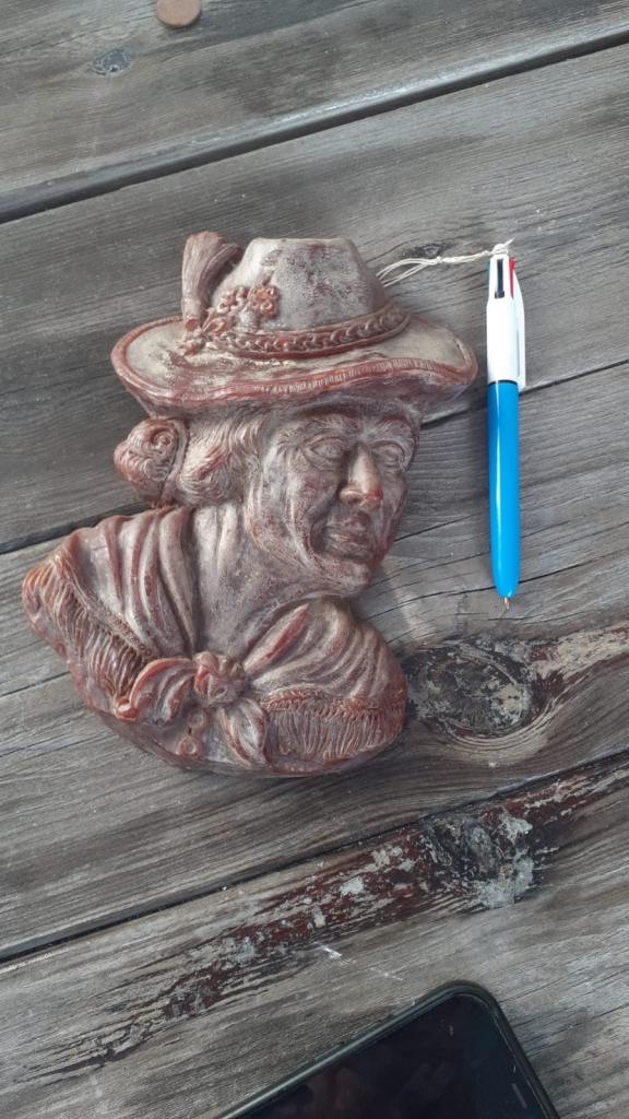   Vintage Wooden Wall Plaque –  Head