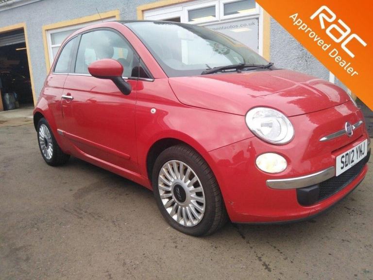 2012 Fiat 500 1.2 Lounge Hatchback 3dr Petrol Manual Euro 5 (s/s) (69 bhp) Hatch