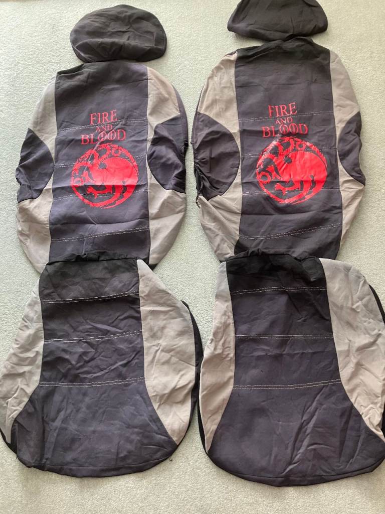 Game of Thrones Fire and Blood Car Seat Covers 