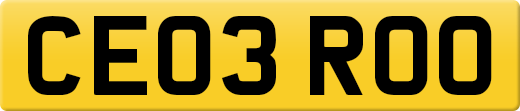 CEO BROO Personalised private car number plates (CEO , BOSS , BRO, BROTHER) 