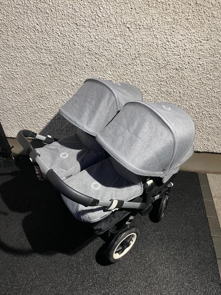 Bugaboo donkey pram twins double buggy 