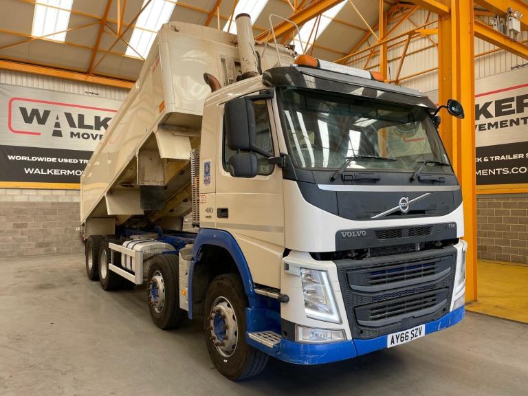 VOLVO FM 410 *EURO 6* 8X4 ALUMINIUM INSULATED TIPPER – 2016 – AY66 SZV