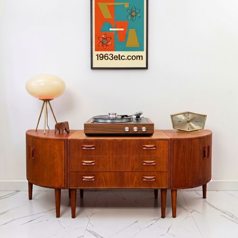 Vintage G Plan Fresco Mid-Century Teak Three Piece Media Unit / Sideboard FREE LOCAL DELIVERY