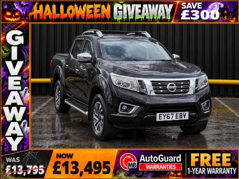 2017 Nissan Navara 2.3 dCi Tekna Pickup Double Cab 4dr Diesel Auto 4WD Euro 6 (190 ps) Pickup Die...