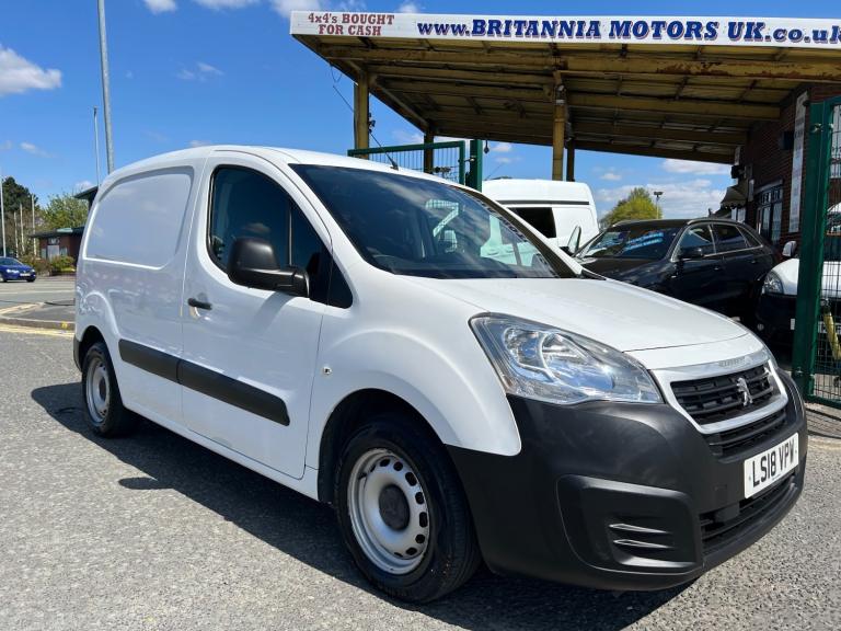 2018 Peugeot Partner 625 SE 1.6 BlueHDi 75 Van PANEL VAN Diesel Manual