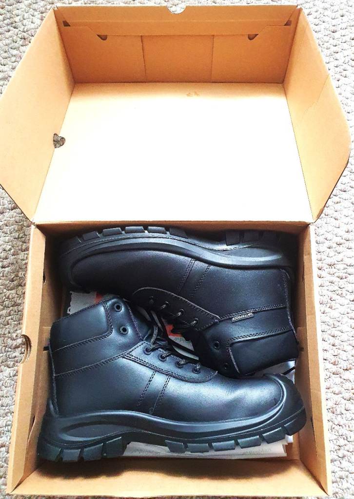 Brand New Rockfall Proman Baltimore UK10 Black Waterproof Composite Safety Boots
