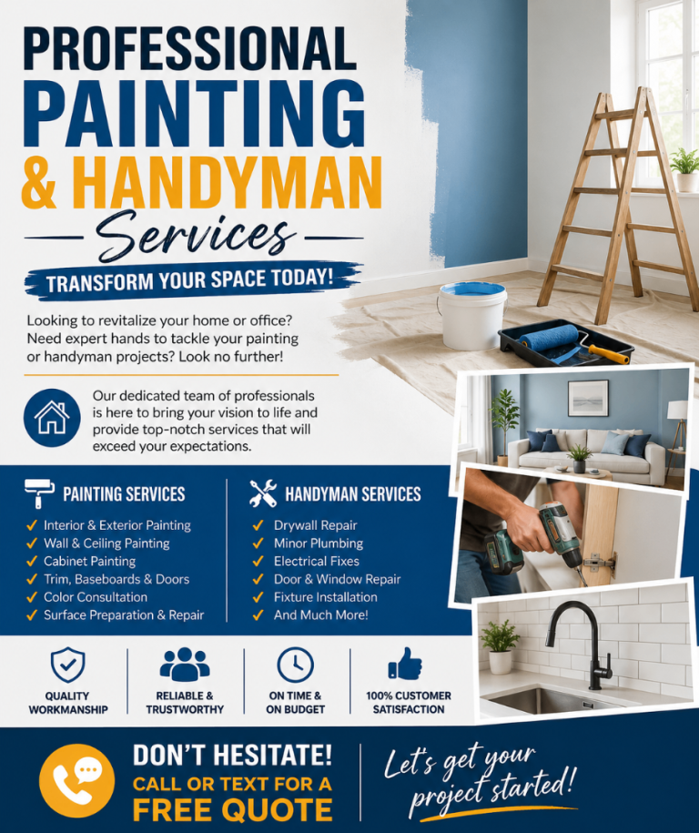Painter and Decorator & Handyman Specialist in Manchester