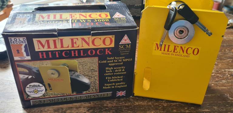 Milenco hitch lock.