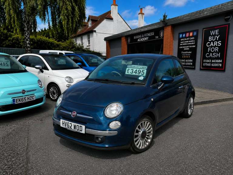 2012 Fiat 500 1.2 Lounge 3dr [Start Stop] HATCHBACK Petrol Manual