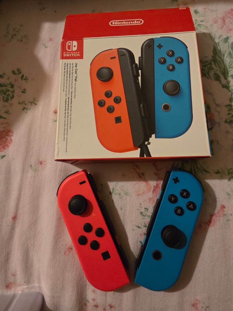 One set of box mint condition Joy-Con switch controllers 