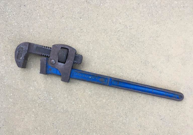 Stillson Wrench ' Record 18 , British Made Stillson Wrench