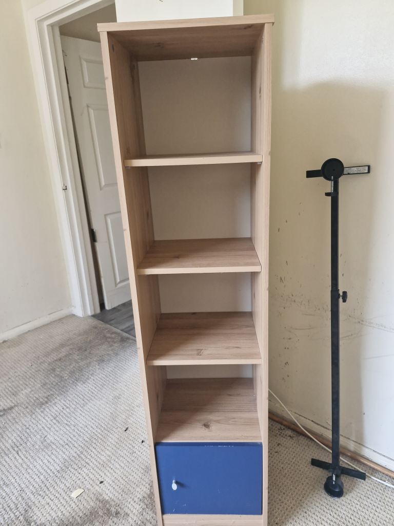 Book shelf with cupboard