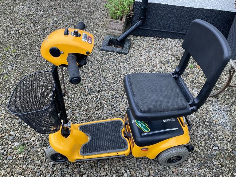 Compact mobility scooter.