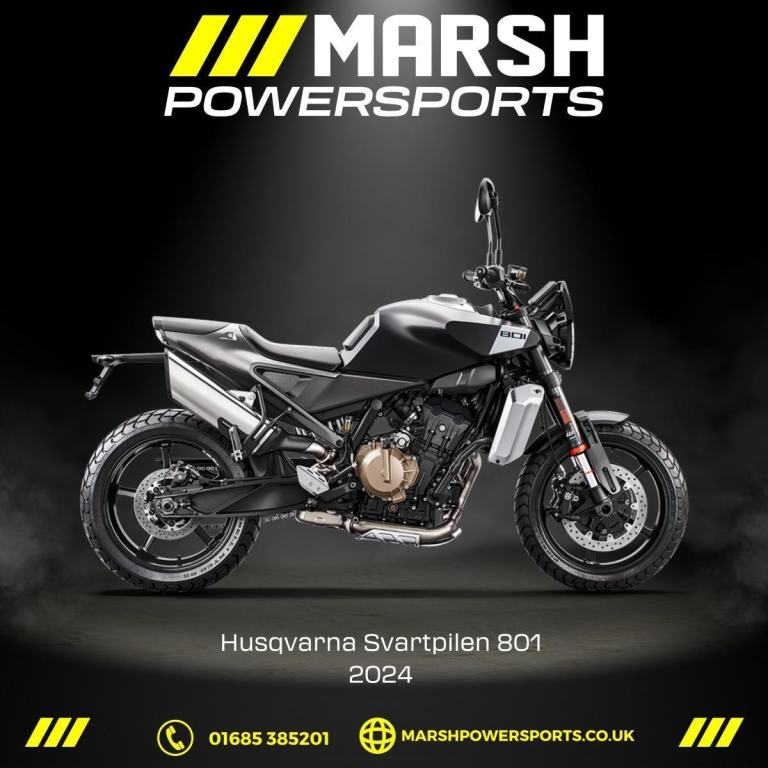 Husqvarna Svartpilen 801 2024- Husqvarna Dealer - 2100 OFF!  0% Finance Avail