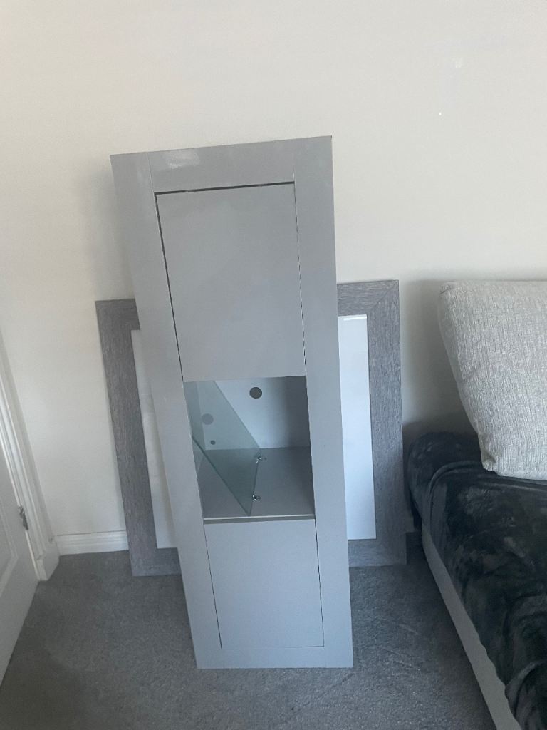 Grey tv unit 