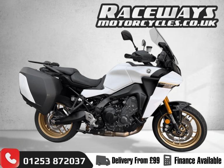 YAMAHA TRACER 9GT WHITE 2023 23REG JUST 16,890 MILES, ONE OWNER, HPI CLEAR